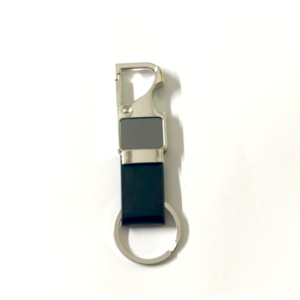 Buckle Keychain with Strap and Metal Round TGKEY002