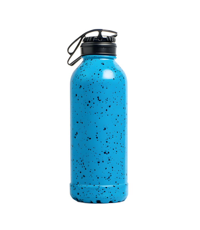 stylish-blue-water-bottle-with-speckled-design stylish-blue-water-bottle-with-speckled-design